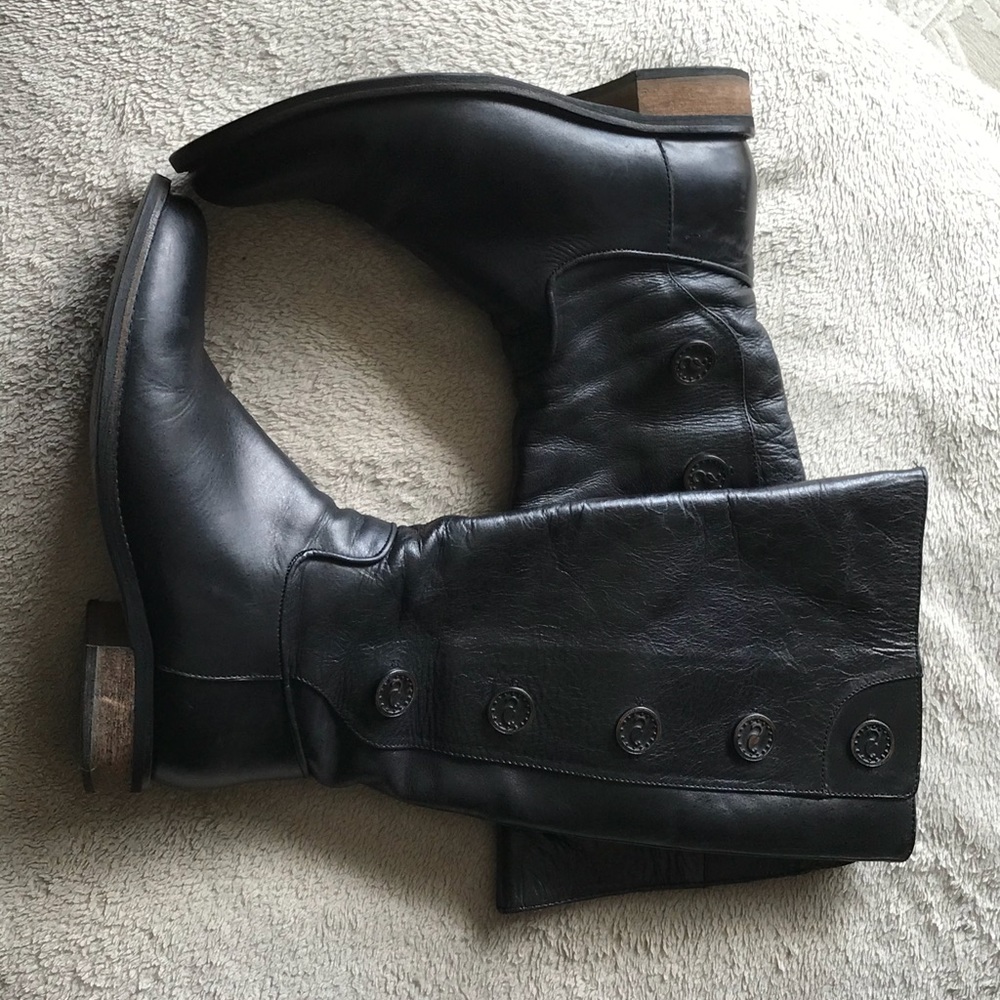 Spring leather biker boot - Picture 8 of 8